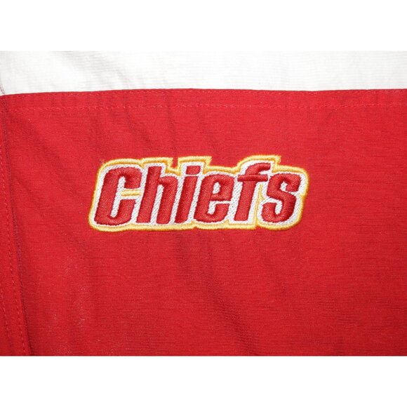 Vintage 1990s Kansas City Chiefs Reebok NFL Pro Line Puffer Jacket Men's XXL - Picture 2 of 14